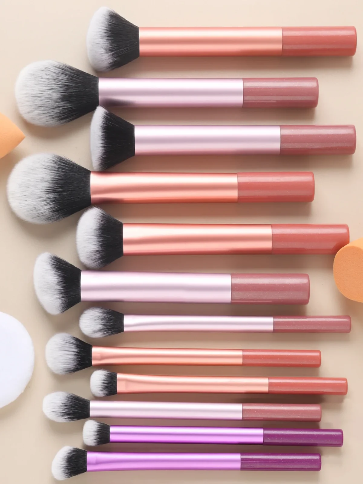 8pcs Makeup Brush Kit Soft Synthetic Hair Make Up Brushes Foundation Blush Eyeshadow Cosmetic Makeup Tools - Image 1